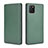 Custodia Portafoglio In Pelle Cover con Supporto L02Z per Samsung Galaxy A81 Verde