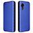 Custodia Portafoglio In Pelle Cover con Supporto L02Z per Samsung Galaxy XCover 5 SM-G525F Blu