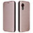 Custodia Portafoglio In Pelle Cover con Supporto L02Z per Samsung Galaxy XCover 5 SM-G525F Oro Rosa