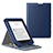 Custodia Portafoglio In Pelle Cover con Supporto L03 per Amazon Kindle Paperwhite 6 inch Blu