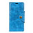 Custodia Portafoglio In Pelle Cover con Supporto L03 per Asus Zenfone 5 Lite ZC600KL Blu