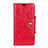 Custodia Portafoglio In Pelle Cover con Supporto L03 per Asus ZenFone Live L1 ZA550KL Rosso