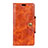 Custodia Portafoglio In Pelle Cover con Supporto L03 per Doogee X70 Arancione