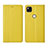 Custodia Portafoglio In Pelle Cover con Supporto L03 per Google Pixel 4a Giallo