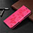 Custodia Portafoglio In Pelle Cover con Supporto L03 per Huawei Honor 9C Rosa Caldo