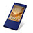 Custodia Portafoglio In Pelle Cover con Supporto L03 per Huawei Honor Note 8 Blu