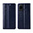 Custodia Portafoglio In Pelle Cover con Supporto L03 per Huawei Honor Play4 Pro 5G Blu