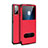 Custodia Portafoglio In Pelle Cover con Supporto L03 per Huawei Honor Play4T Rosso