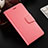 Custodia Portafoglio In Pelle Cover con Supporto L03 per Huawei Honor View 10 Lite Rosa