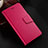 Custodia Portafoglio In Pelle Cover con Supporto L03 per Huawei Honor View 10 Lite Rosso