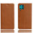 Custodia Portafoglio In Pelle Cover con Supporto L03 per Huawei Nova 7i Arancione