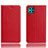 Custodia Portafoglio In Pelle Cover con Supporto L03 per Huawei Nova 7i Rosso