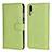 Custodia Portafoglio In Pelle Cover con Supporto L03 per Huawei P20 Verde