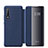 Custodia Portafoglio In Pelle Cover con Supporto L03 per Huawei P30 Blu