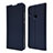 Custodia Portafoglio In Pelle Cover con Supporto L03 per Huawei Y6 Prime (2019) Blu