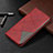 Custodia Portafoglio In Pelle Cover con Supporto L03 per Nokia 2.3 Rosso