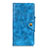 Custodia Portafoglio In Pelle Cover con Supporto L03 per OnePlus 7T Pro 5G Blu