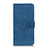 Custodia Portafoglio In Pelle Cover con Supporto L03 per Oppo F17 Pro Blu