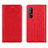 Custodia Portafoglio In Pelle Cover con Supporto L03 per Oppo Reno3 Pro Rosso