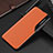 Custodia Portafoglio In Pelle Cover con Supporto L03 per Oppo Reno8 5G Arancione
