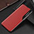 Custodia Portafoglio In Pelle Cover con Supporto L03 per Oppo Reno8 5G Rosso