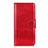 Custodia Portafoglio In Pelle Cover con Supporto L03 per Realme C11 Rosso