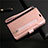 Custodia Portafoglio In Pelle Cover con Supporto L03 per Samsung Galaxy S20 Ultra 5G Oro Rosa