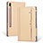 Custodia Portafoglio In Pelle Cover con Supporto L03 per Samsung Galaxy Tab S6 10.5 SM-T860