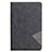 Custodia Portafoglio In Pelle Cover con Supporto L03 per Samsung Galaxy Tab S6 Lite 4G 10.4 SM-P615 Nero