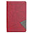 Custodia Portafoglio In Pelle Cover con Supporto L03 per Samsung Galaxy Tab S6 Lite 4G 10.4 SM-P615 Rosso