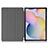 Custodia Portafoglio In Pelle Cover con Supporto L03 per Samsung Galaxy Tab S7 Plus 12.4 Wi-Fi SM-T970