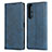 Custodia Portafoglio In Pelle Cover con Supporto L03 per Sony Xperia 1 II Blu