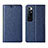 Custodia Portafoglio In Pelle Cover con Supporto L03 per Xiaomi Mi 10 Ultra Blu