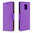 Custodia Portafoglio In Pelle Cover con Supporto L03 per Xiaomi Redmi Note 9S Viola