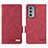 Custodia Portafoglio In Pelle Cover con Supporto L03Z per Motorola Moto Edge 20 5G Rosso