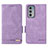 Custodia Portafoglio In Pelle Cover con Supporto L03Z per Motorola Moto Edge 20 5G Viola