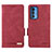 Custodia Portafoglio In Pelle Cover con Supporto L03Z per Motorola Moto Edge 20 Pro 5G Rosso