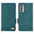 Custodia Portafoglio In Pelle Cover con Supporto L03Z per Motorola Moto Edge Lite 5G Verde