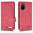 Custodia Portafoglio In Pelle Cover con Supporto L03Z per Oppo A55S 5G Rosso