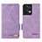 Custodia Portafoglio In Pelle Cover con Supporto L03Z per Oppo Reno8 5G Viola