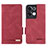 Custodia Portafoglio In Pelle Cover con Supporto L03Z per Oppo Reno9 Pro+ Plus 5G Rosso