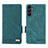 Custodia Portafoglio In Pelle Cover con Supporto L03Z per Samsung Galaxy A14 5G Verde