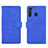 Custodia Portafoglio In Pelle Cover con Supporto L03Z per Samsung Galaxy A21 Blu