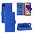 Custodia Portafoglio In Pelle Cover con Supporto L03Z per Samsung Galaxy A22 5G SC-56B Blu