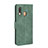 Custodia Portafoglio In Pelle Cover con Supporto L03Z per Samsung Galaxy A40 Verde