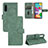 Custodia Portafoglio In Pelle Cover con Supporto L03Z per Samsung Galaxy A41 SC-41A Verde