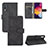 Custodia Portafoglio In Pelle Cover con Supporto L03Z per Samsung Galaxy A50 Nero