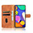 Custodia Portafoglio In Pelle Cover con Supporto L03Z per Samsung Galaxy M62 4G