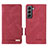 Custodia Portafoglio In Pelle Cover con Supporto L03Z per Samsung Galaxy S21 5G Rosso