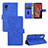 Custodia Portafoglio In Pelle Cover con Supporto L03Z per Samsung Galaxy XCover 5 SM-G525F Blu